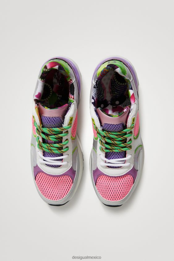 Desigual mujer metro. zapatillas christian lacroix neón VZ26R01515 calzado