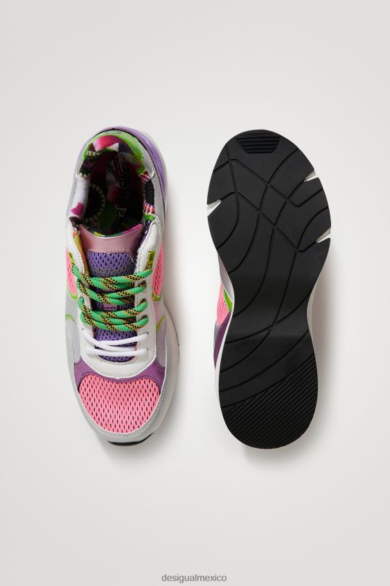 Desigual mujer metro. zapatillas christian lacroix neón VZ26R01515 calzado
