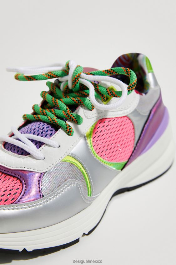 Desigual mujer metro. zapatillas christian lacroix neón VZ26R01515 calzado
