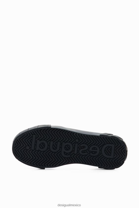 Desigual mujer tenis altos con plataforma y collage VZ26R01464 calzado