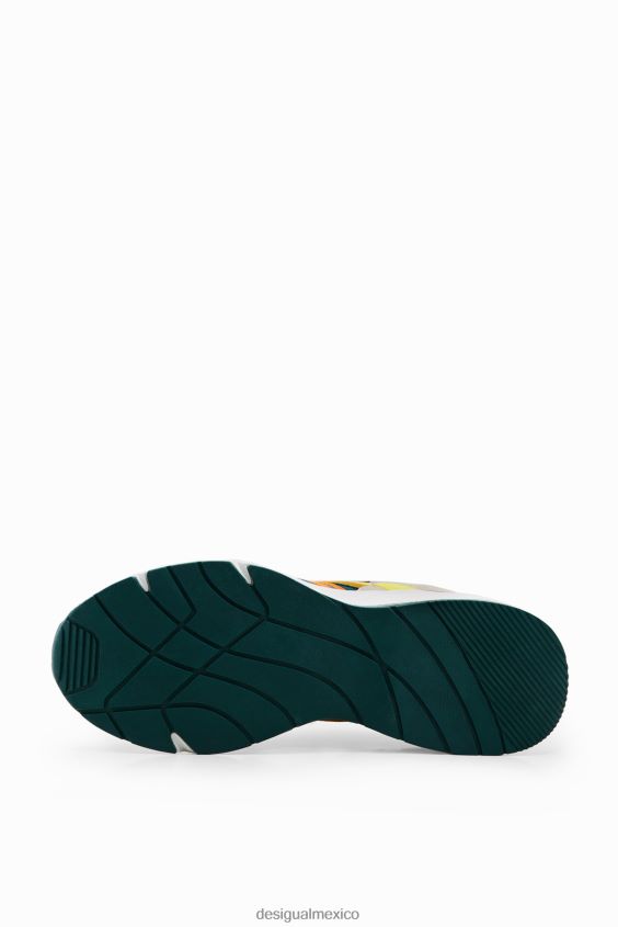 Desigual mujer tenis con detalles de trekking y patchwork VZ26R01465 calzado