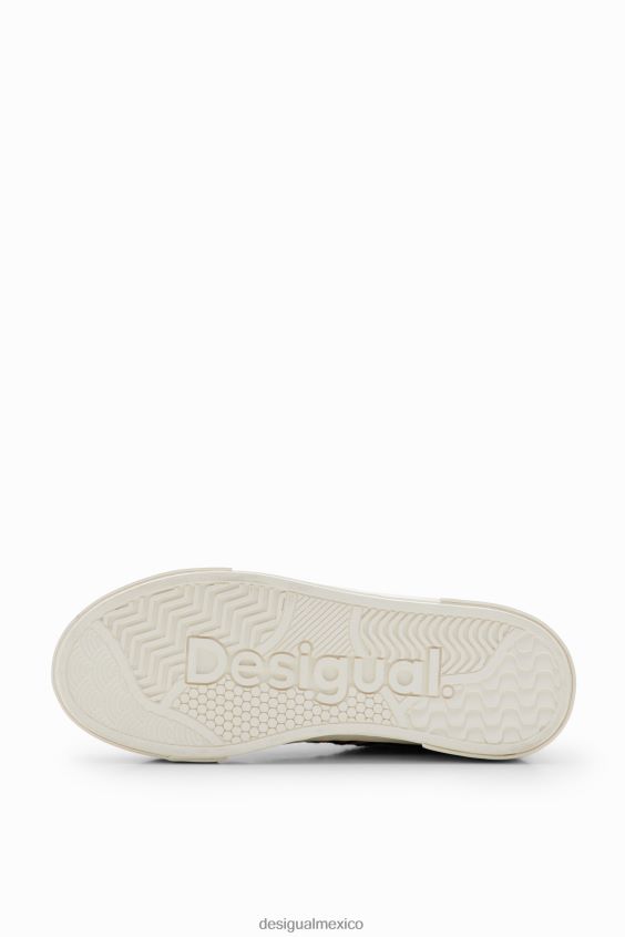 Desigual mujer zapatillas altas con estampado animal VZ26R01493 calzado