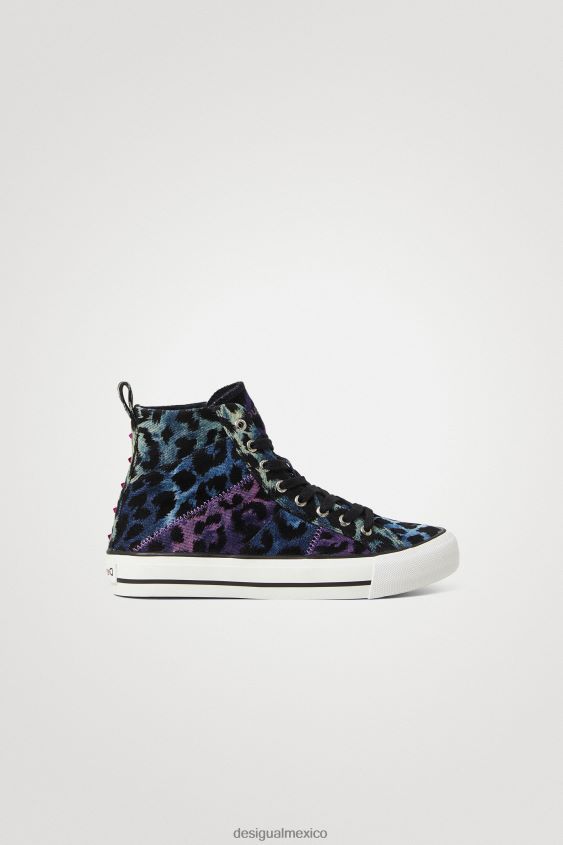 Desigual mujer zapatillas altas leopardo VZ26R01513 calzado
