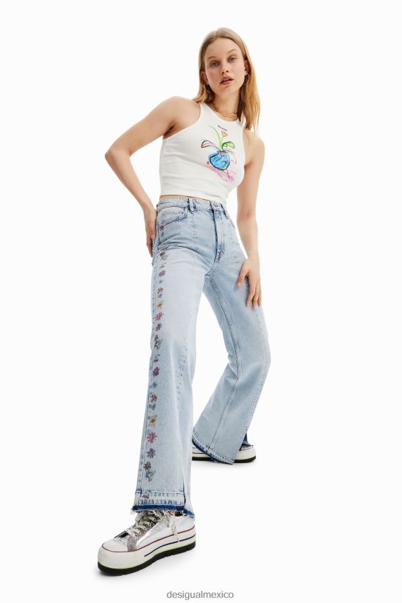 Desigual mujer zapatillas bajas con plataforma y parche VZ26R01472 calzado