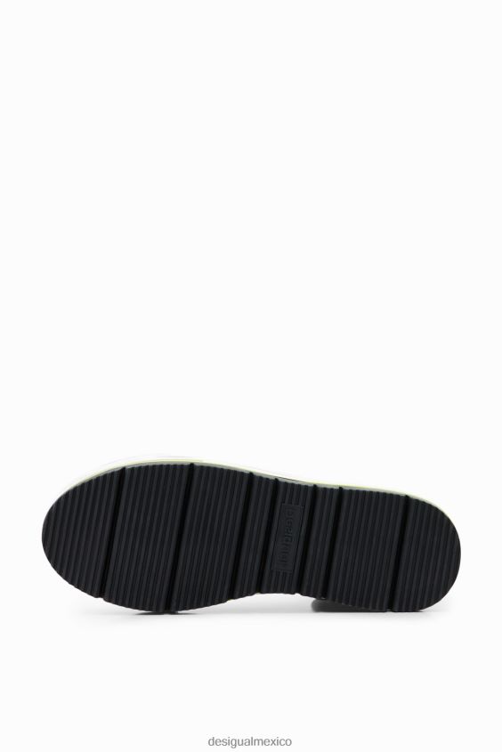 Desigual mujer zapatillas bajas con plataforma y parche VZ26R01472 calzado