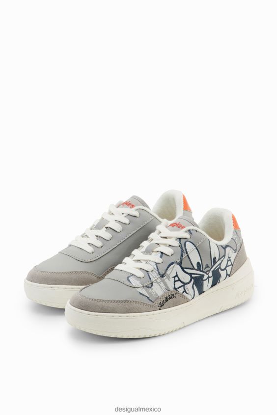 Desigual mujer zapatillas con plataforma bugs bunny VZ26R0861 calzado