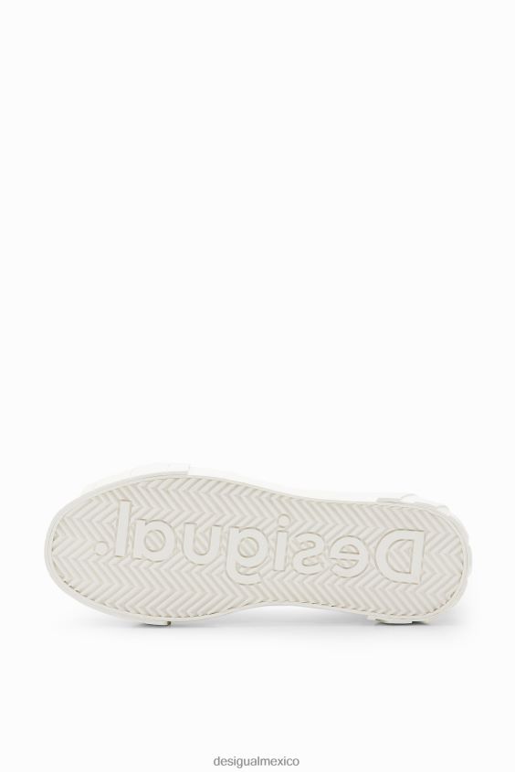 Desigual mujer zapatillas con plataforma de tartán VZ26R01498 calzado