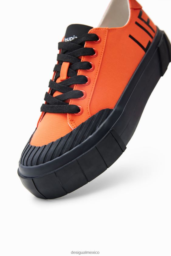 Desigual mujer zapatillas con plataforma life is awesome VZ26R01502 calzado
