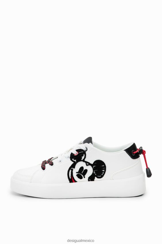 Desigual mujer zapatillas con plataforma mickey mouse de disney VZ26R01463 calzado