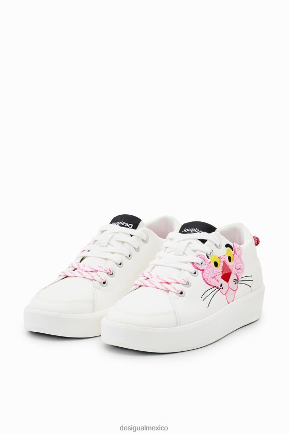 Desigual mujer zapatillas con plataforma pantera rosa VZ26R01014 calzado