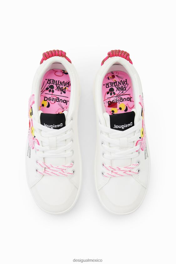 Desigual mujer zapatillas con plataforma pantera rosa VZ26R01014 calzado