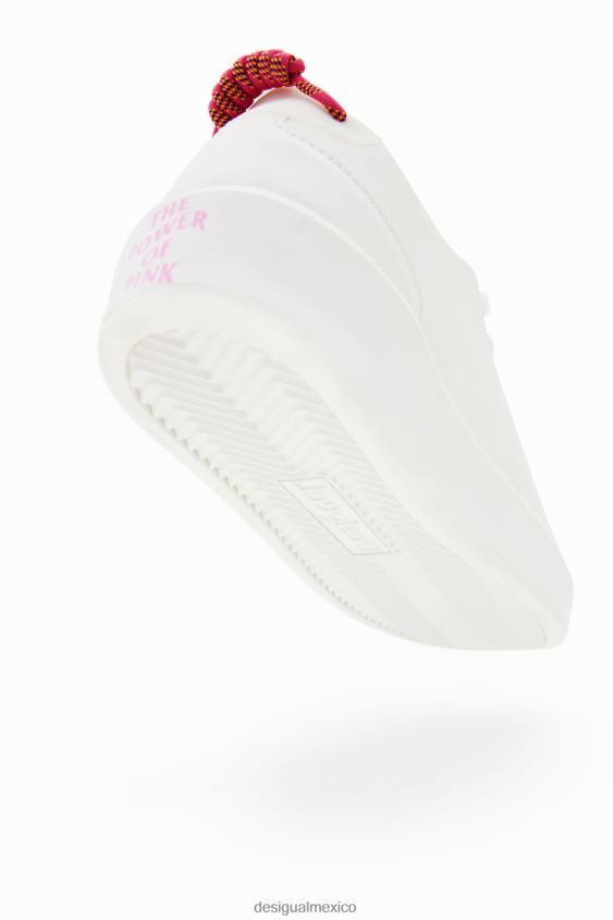 Desigual mujer zapatillas con plataforma pantera rosa VZ26R01014 calzado