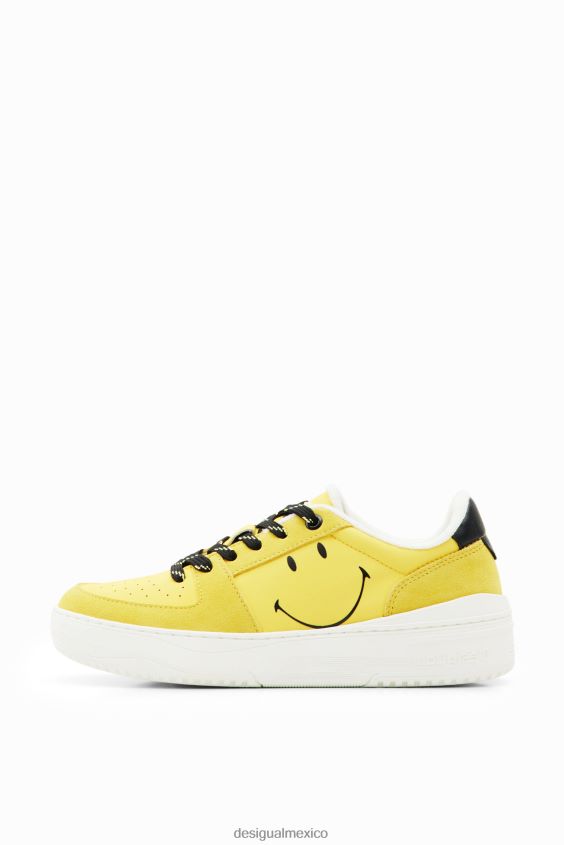 Desigual mujer zapatillas con plataforma smiley de toalla VZ26R0322 calzado