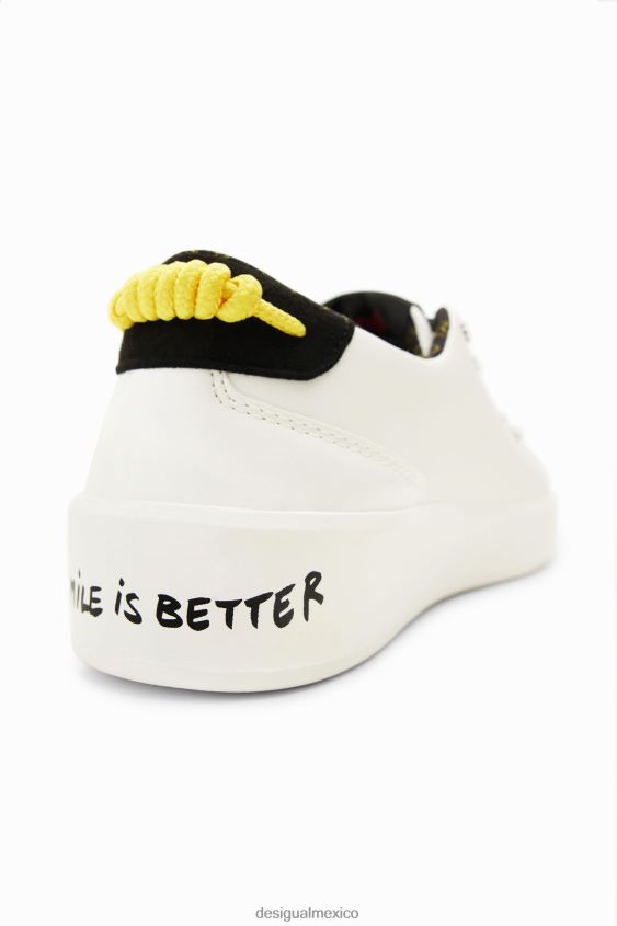 Desigual mujer zapatillas con plataforma sonriente VZ26R01509 calzado