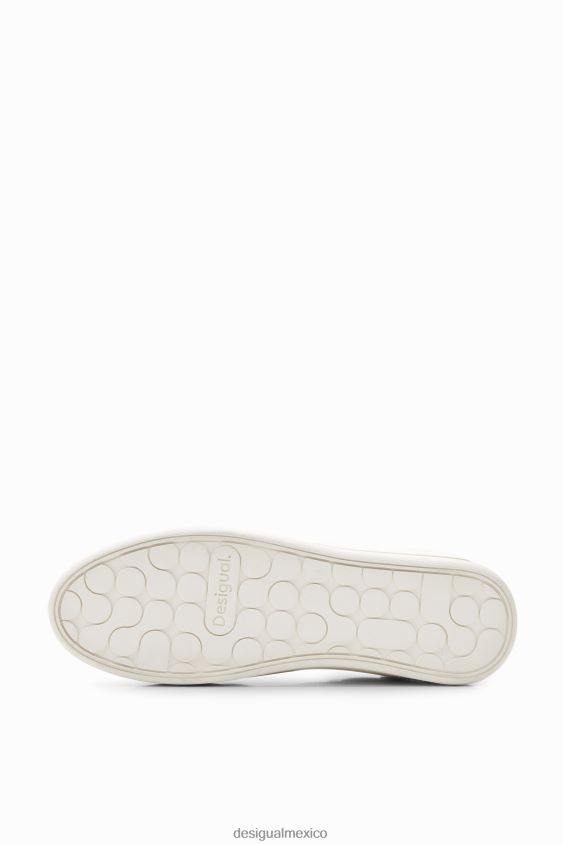 Desigual mujer zapatillas con plataforma y corazones VZ26R01481 calzado