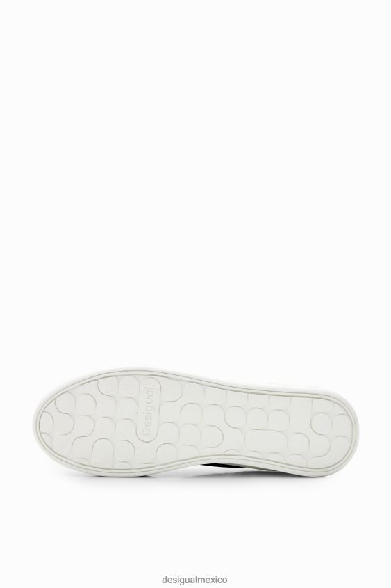 Desigual mujer zapatillas con plataforma y patchwork VZ26R01482 calzado