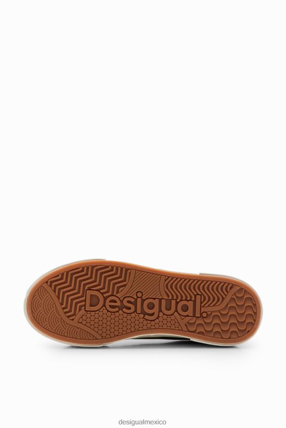 Desigual mujer zapatillas con plataforma y tachuelas VZ26R01505 calzado