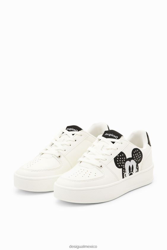 Desigual mujer zapatillas con tachuelas de mickey mouse de disney VZ26R01467 calzado