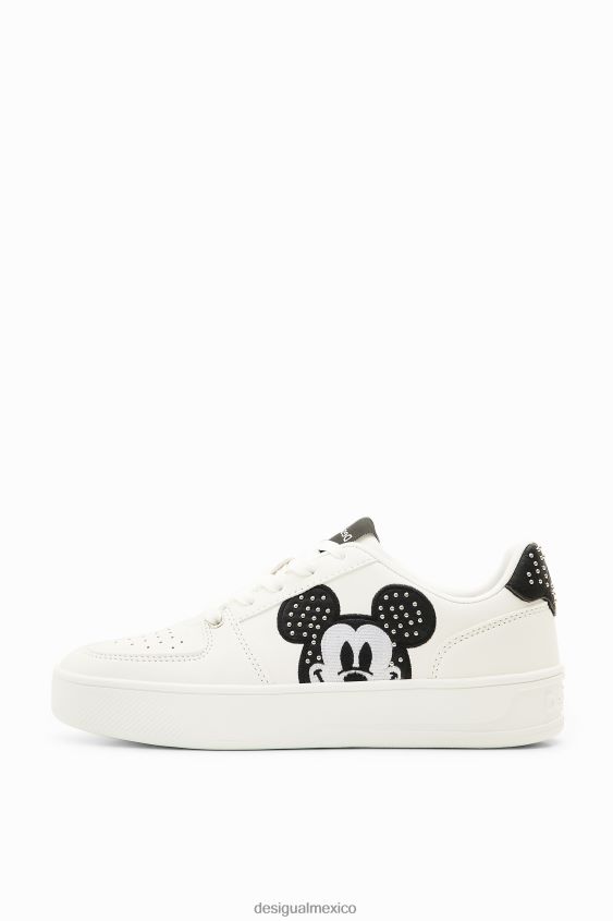 Desigual mujer zapatillas con tachuelas de mickey mouse de disney VZ26R01467 calzado
