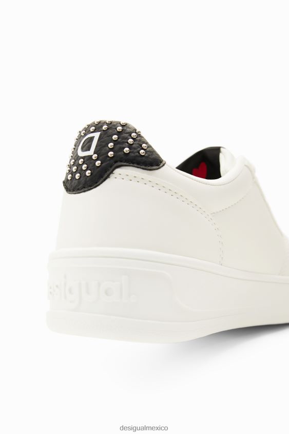 Desigual mujer zapatillas con tachuelas de mickey mouse de disney VZ26R01467 calzado