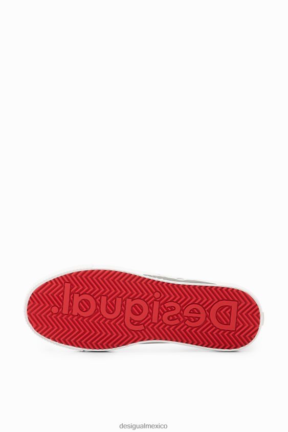 Desigual mujer zapatillas craqueladas de mickey mouse de disney VZ26R01023 calzado