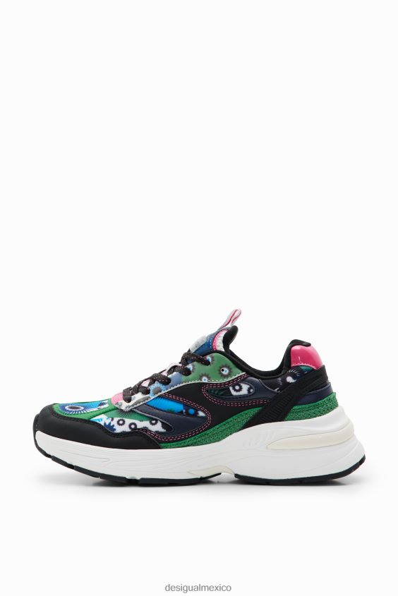 Desigual mujer zapatillas deportivas con motivo geométrico VZ26R01488 calzado