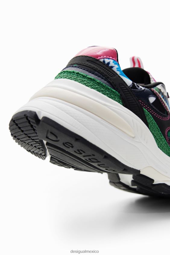 Desigual mujer zapatillas deportivas con motivo geométrico VZ26R01488 calzado