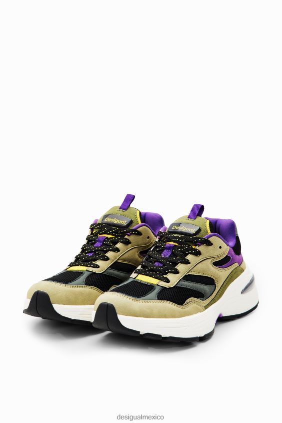 Desigual mujer zapatillas deportivas con patchwork VZ26R01478 calzado