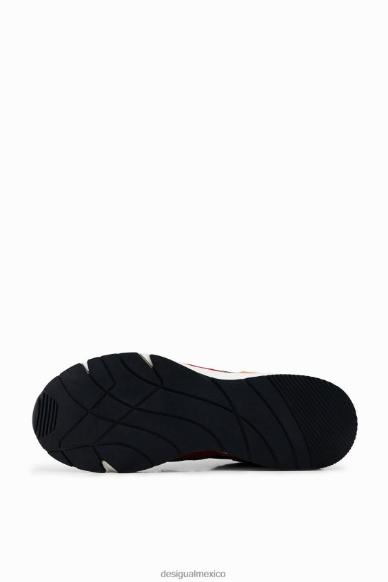 Desigual mujer zapatillas deportivas con patchwork VZ26R01507 calzado