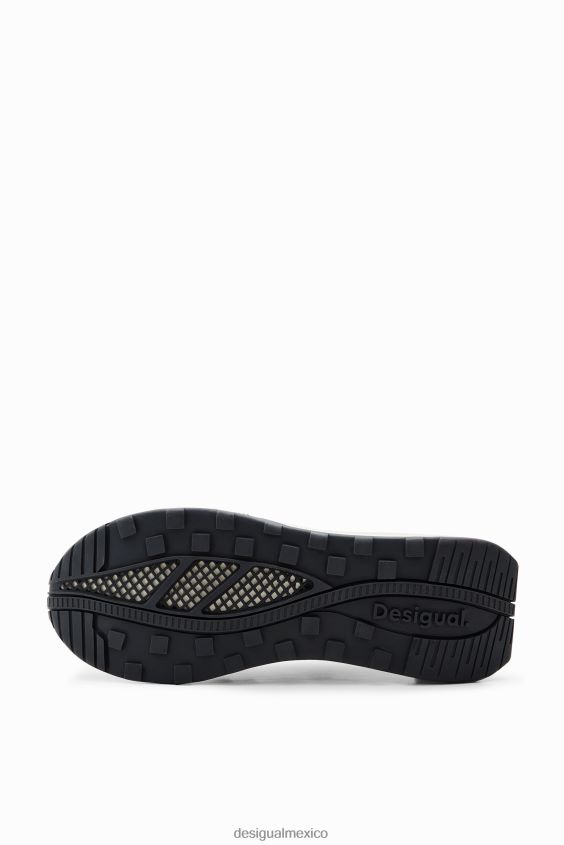Desigual mujer zapatillas deportivas de periódico VZ26R01492 calzado