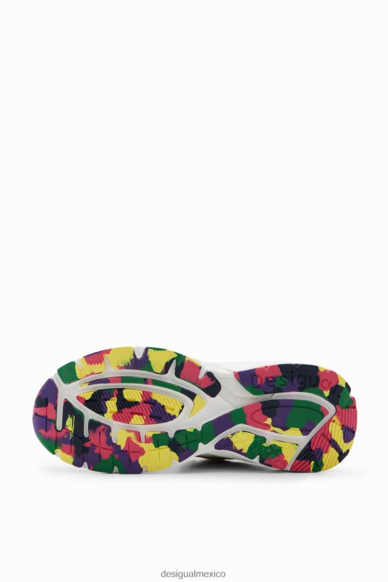 Desigual mujer zapatillas deportivas multicolores VZ26R01477 calzado