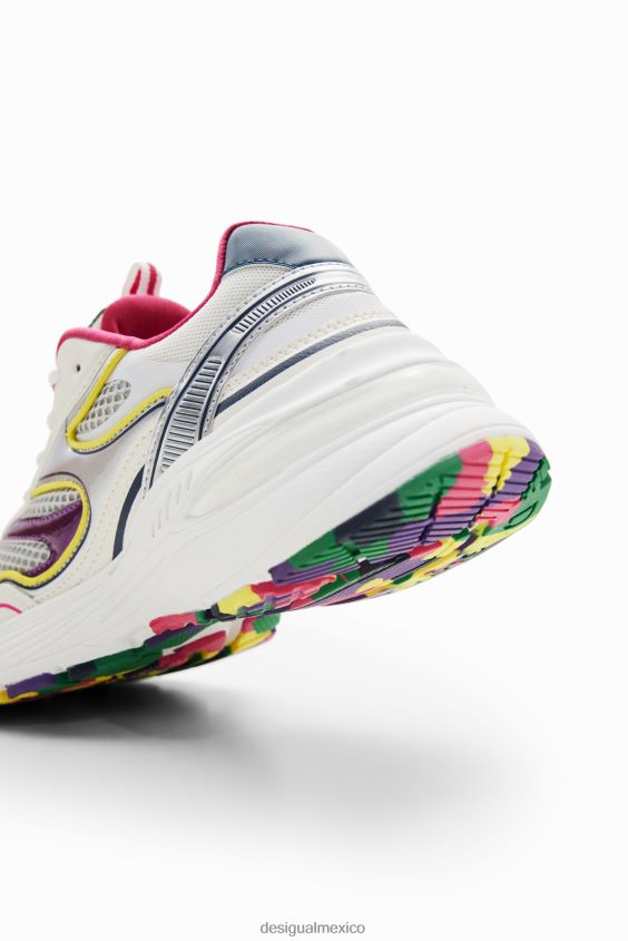 Desigual mujer zapatillas deportivas multicolores VZ26R01477 calzado