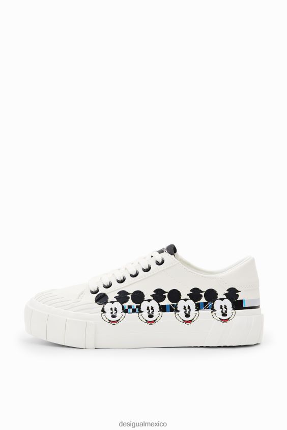 Desigual mujer zapatillas mickey con plataforma VZ26R01501 calzado