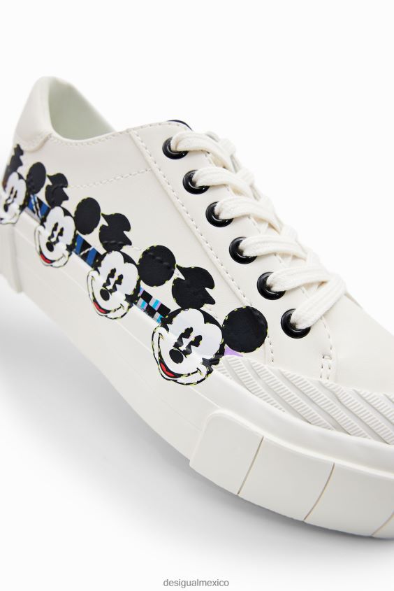 Desigual mujer zapatillas mickey con plataforma VZ26R01501 calzado