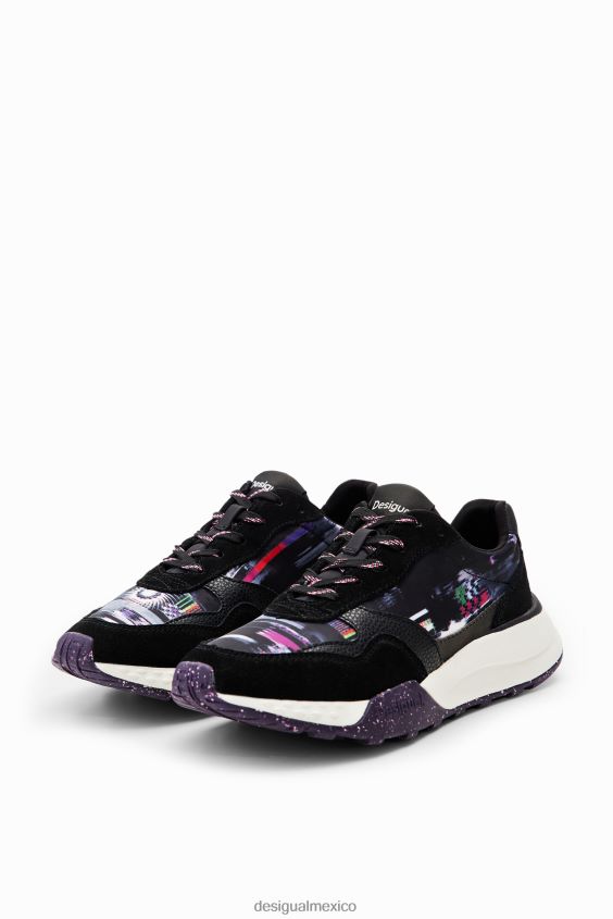 Desigual mujer zapatillas para correr con fallas VZ26R01483 calzado