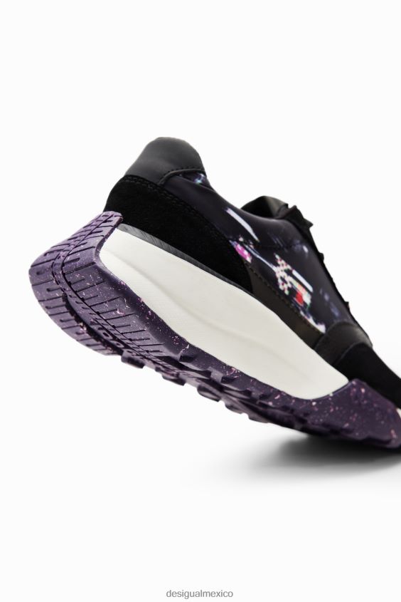 Desigual mujer zapatillas para correr con fallas VZ26R01483 calzado