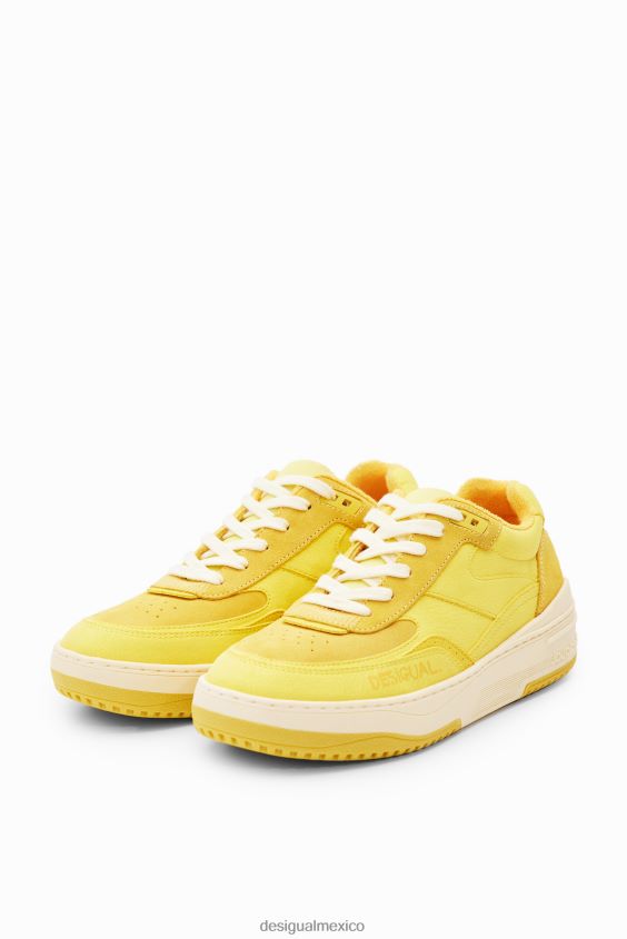 Desigual mujer zapatillas retro gruesas con patchwork VZ26R01470 calzado