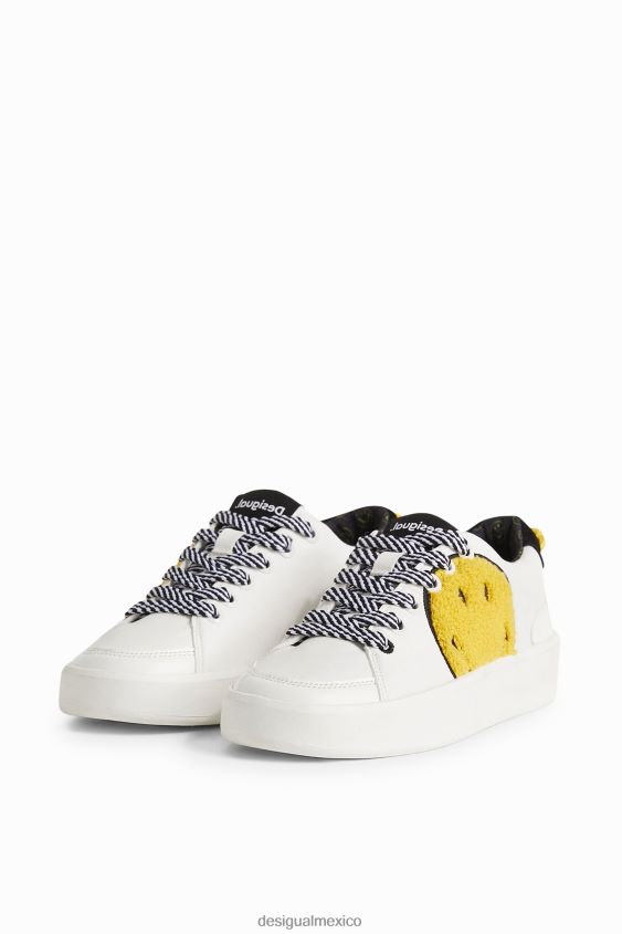 Desigual mujer zapatillas sonrientes VZ26R0894 calzado