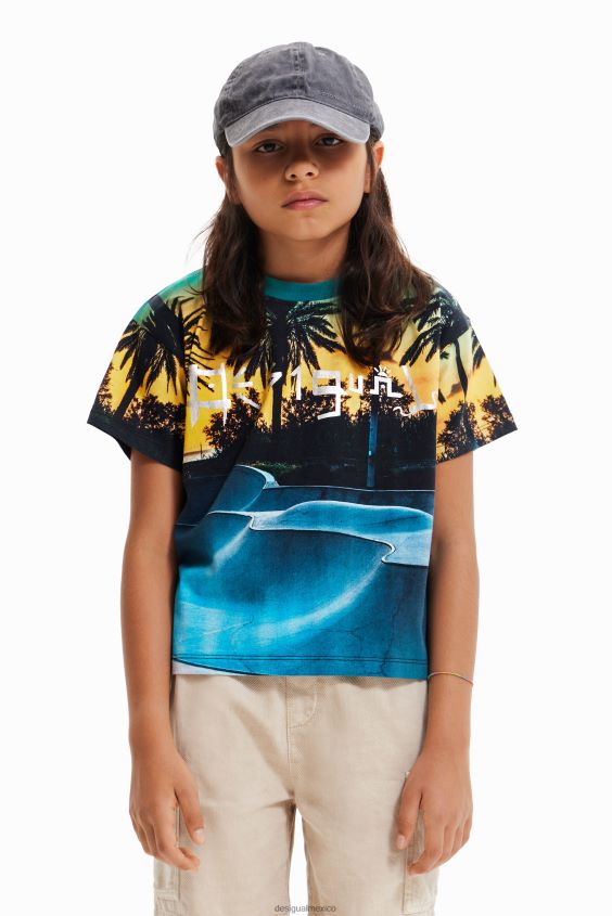 Desigual chico camiseta brillante skate park VZ26R01794 ropa
