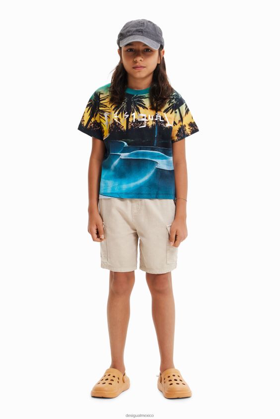 Desigual chico camiseta brillante skate park VZ26R01794 ropa
