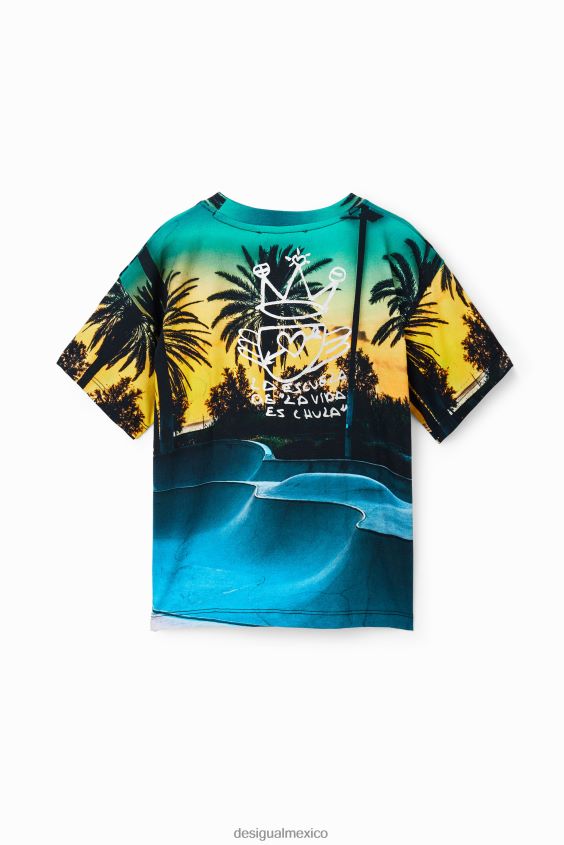 Desigual chico camiseta brillante skate park VZ26R01794 ropa