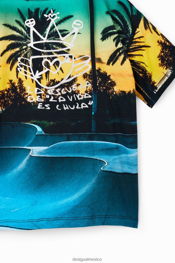 Desigual chico camiseta brillante skate park VZ26R01794 ropa