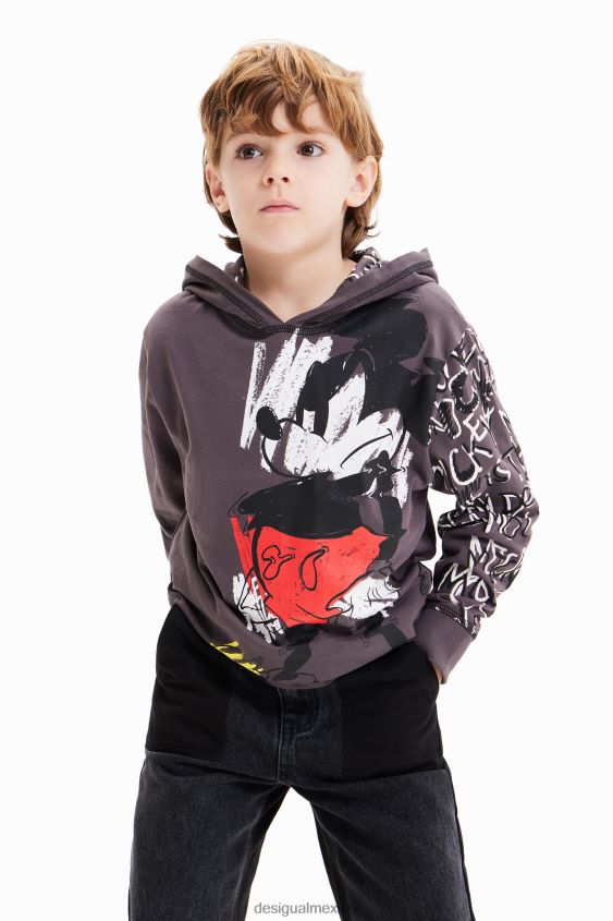 Desigual chico camiseta con capucha de mickey mouse VZ26R01753 ropa