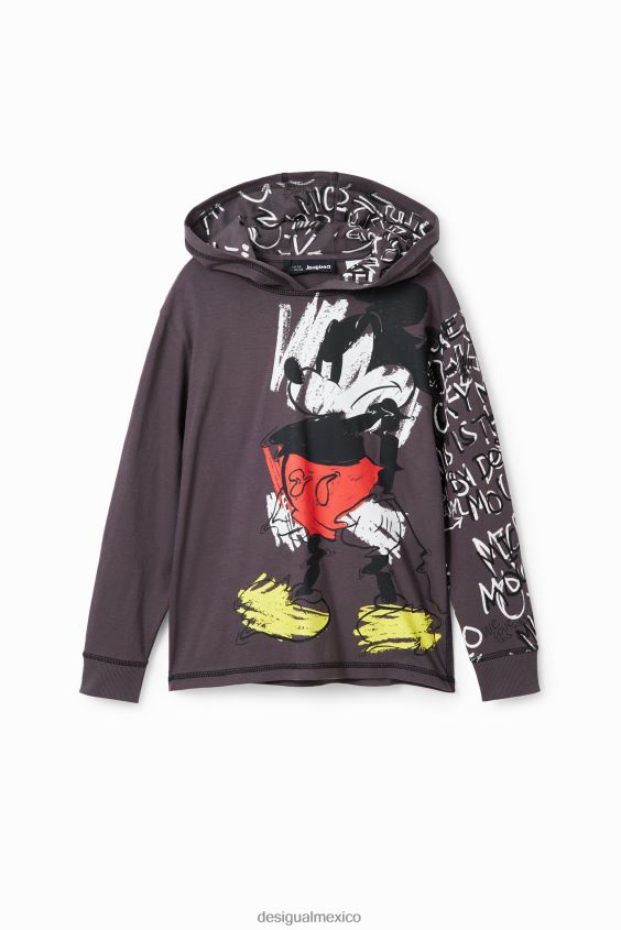 Desigual chico camiseta con capucha de mickey mouse VZ26R01753 ropa