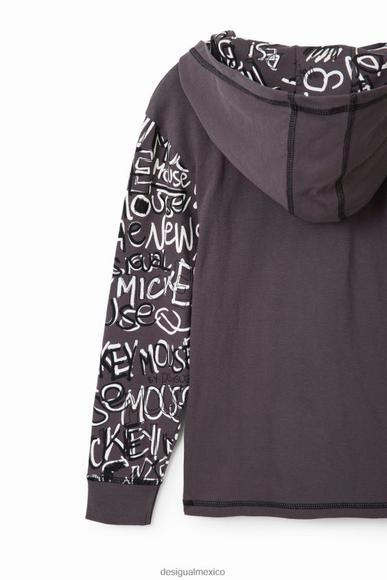 Desigual chico camiseta con capucha de mickey mouse VZ26R01753 ropa