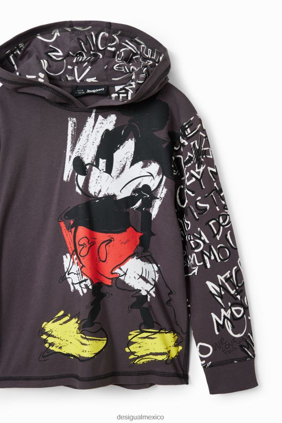 Desigual chico camiseta con capucha de mickey mouse VZ26R01753 ropa