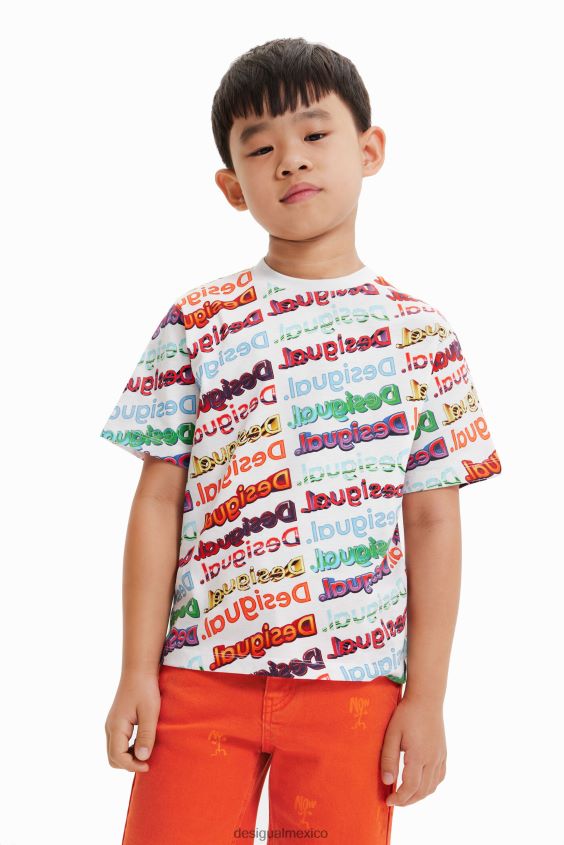 Desigual chico camiseta con logo 3d VZ26R01849 ropa