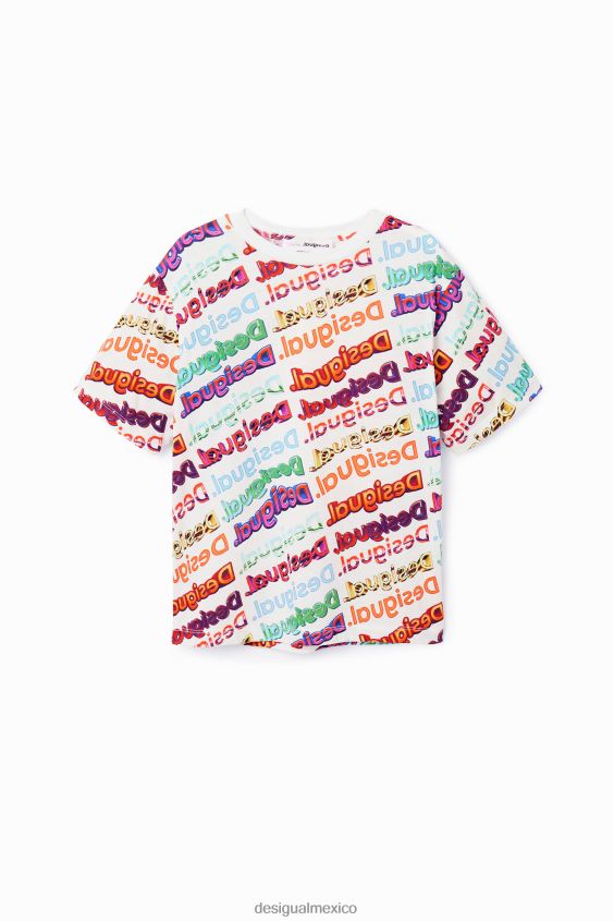 Desigual chico camiseta con logo 3d VZ26R01849 ropa