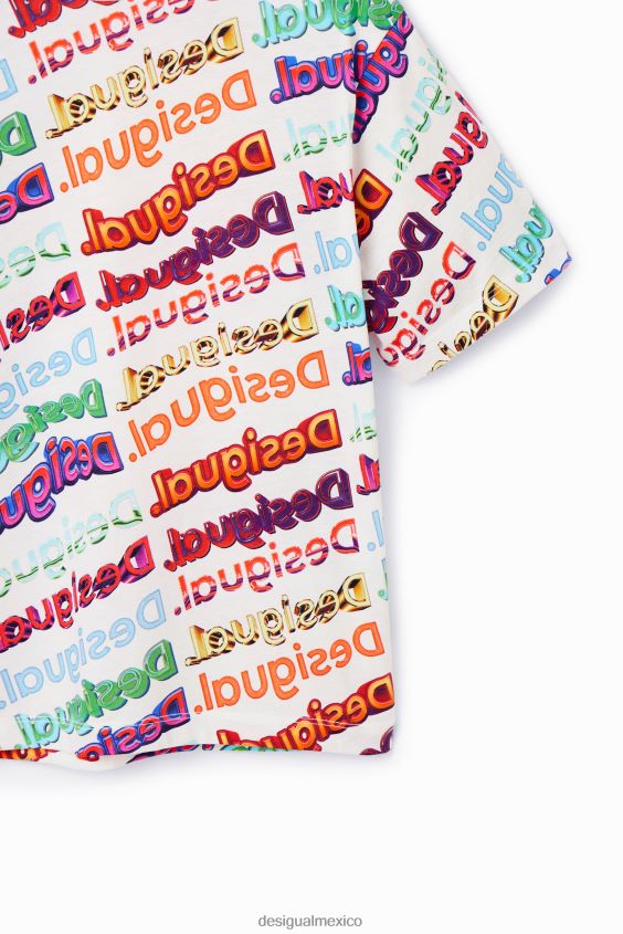 Desigual chico camiseta con logo 3d VZ26R01849 ropa