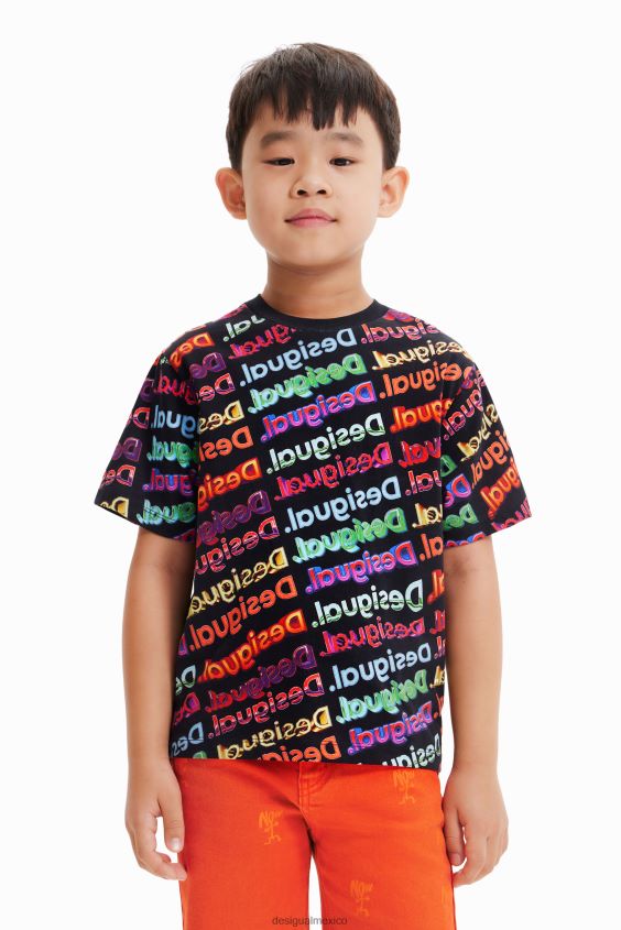 Desigual chico camiseta con logo 3d VZ26R01857 ropa
